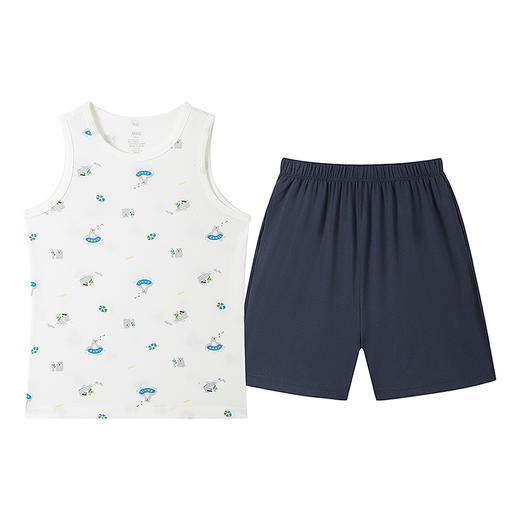 男童背心家居服套装夏季新款安奈儿童装JB522057 商品图6