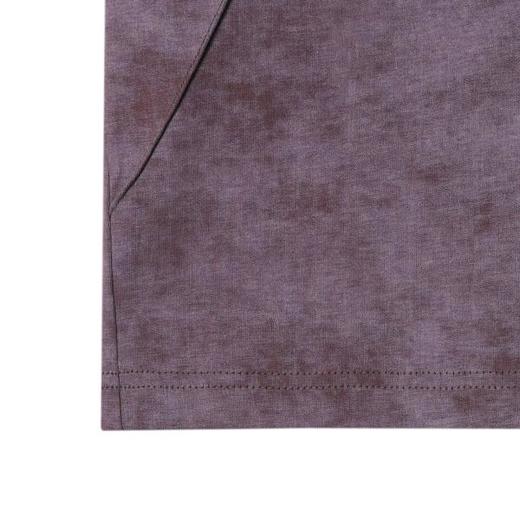 T2210早春新款时尚个性韩版扎染倒三角褶皱圆领半袖T恤潮流百搭上衣 商品图4