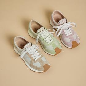 西村名物2025年春季新款超轻运动平底系带休闲鞋阿甘鞋T25AM15561