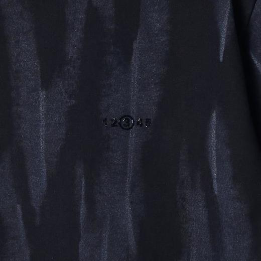 T2238早春新款时尚个性韩版扎染晕染细闪圆领半袖T恤潮流百搭套头上衣 商品图3