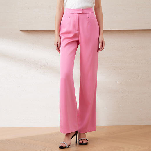 EITIE爱特爱春季新款通勤显瘦显高百搭高腰裤子7705413 商品图9