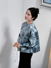瑕疵|盛唐牡丹| 墨灰色蝶恋花漳缎外套[特价品](特殊商品不退不换) 商品缩略图6