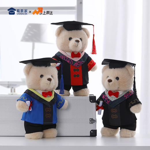 【毕业熊】可定制创意毛绒公仔玩具 礼盒装小熊玩偶送礼摆件 商品图11
