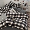 【A类母婴级四件套】春秋季日式格子裸睡四件套 学生宿舍三件套水洗棉 床单被套床笠 商品缩略图12