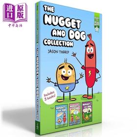 【中商原版】齐齐学会读漫画2级 热狗和鸡块 3册 Ready-to-Read Graphics Level 2 Nugget And Dog Collection Boxed Set 原版