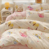 春夏季【A类小清新四件套】水洗棉床单被套枕套 学生宿舍三件套罩ins 开学季 商品缩略图6