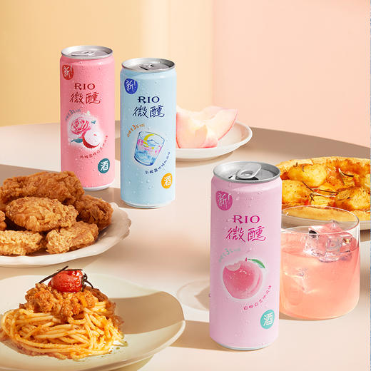 RIO锐澳微醺 3度白桃白兰地味鸡尾酒330ml冰镇清凉 商品图1