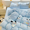 【A类毛巾绣四件套】被套全棉被罩床笠 床单人 卡通可爱学生宿舍三件套  商品缩略图12