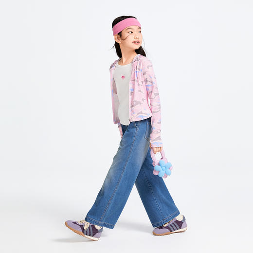 【实体店同款】女童针织外套防晒衣春季新款安奈儿童装AG515594 商品图5