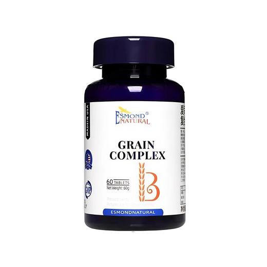 ESMOND 爱司盟 谷物天然提取维生素B族b6复合片 60片/瓶 商品图0