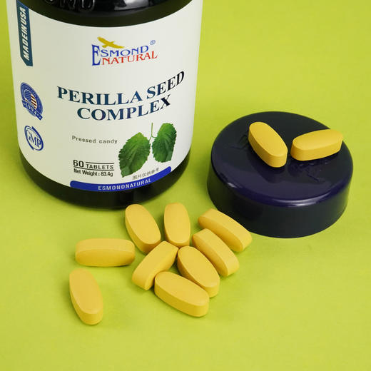 ESMOND 爱司盟 紫苏籽肺部保护复合片 60片/瓶 商品图1