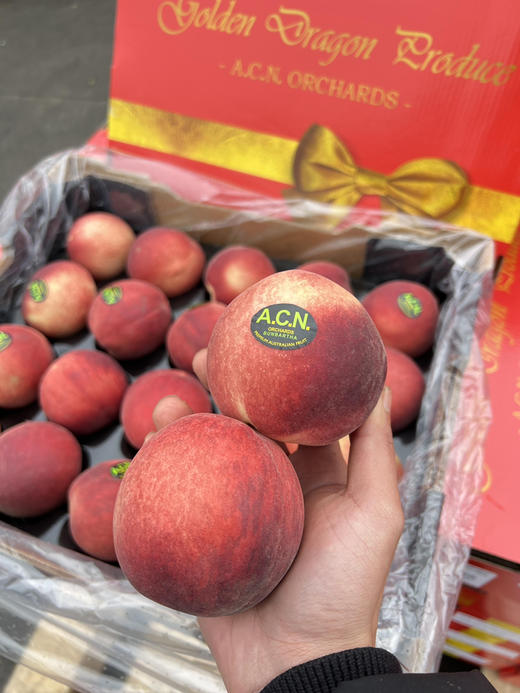 澳洲空运✈️白肉水蜜桃🍑——硬的脆爽，很甜～桃味浓，软后爆汁 商品图3