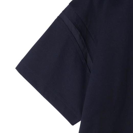 38698春夏新款时尚个性韩版纯色拼接圆领假两件短袖T恤潮流ins百搭上衣 商品图3