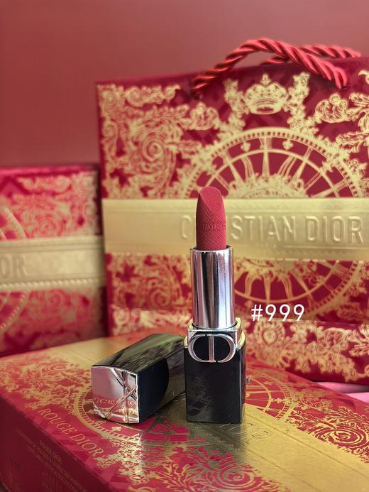 [小滋心选]【蛇年限定 送礼盒礼袋】DIOR迪奥口红小样礼盒新款（蛇年限定1.5g*5)丝绒 #188+丝绒 #217+丝绒 #228+丝绒 #720+丝绒 #999 到手5支明星色号，送人不出错！ 商品图4