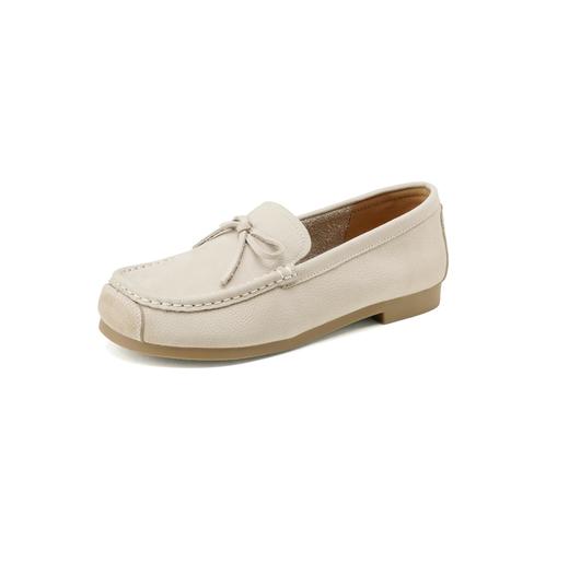 西村名物2025年春季新款舒适平底复古百搭深口单鞋乐福鞋T25AM15181 商品图8