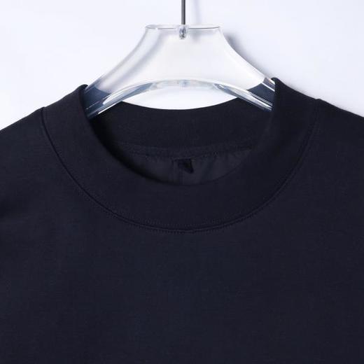 38698春夏新款时尚个性韩版纯色拼接圆领假两件短袖T恤潮流ins百搭上衣 商品图2