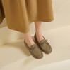 西村名物2025年春季新款舒适平底复古百搭深口单鞋乐福鞋T25AM15181 商品缩略图5