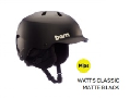 25/26BERN头盔Watts MIPS Matte Black w/Winter Liner