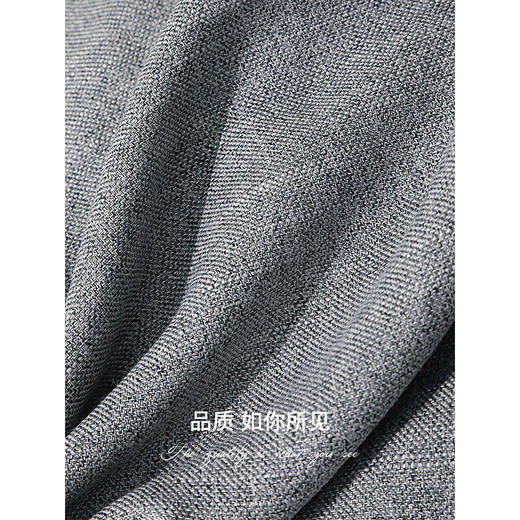 COCOBELLA格雷系穿搭气质花纱灰通勤休闲裤早春宽松香蕉裤PA7013 商品图3