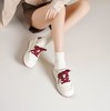 西村名物2025年春季新款舒适厚底防滑系带百搭板鞋小白鞋25AM15101 商品缩略图4