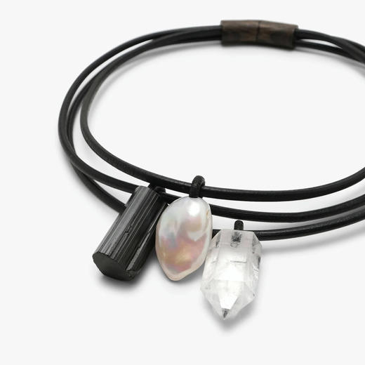 北京仓｜MONIES-Marbre-巴洛克珍珠 碧玺 项链［丹麦设计师］ 商品图8