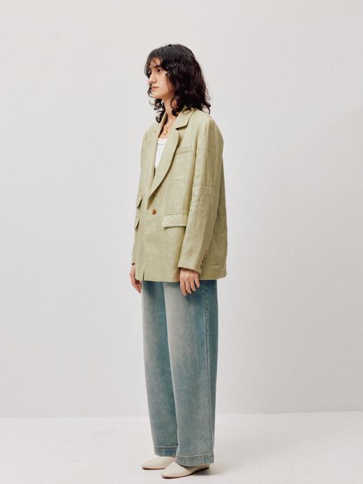 LIYIHAN亘云麻 | 25春亚麻西装外套宽松舒适上衣外套小众时尚感 商品图3