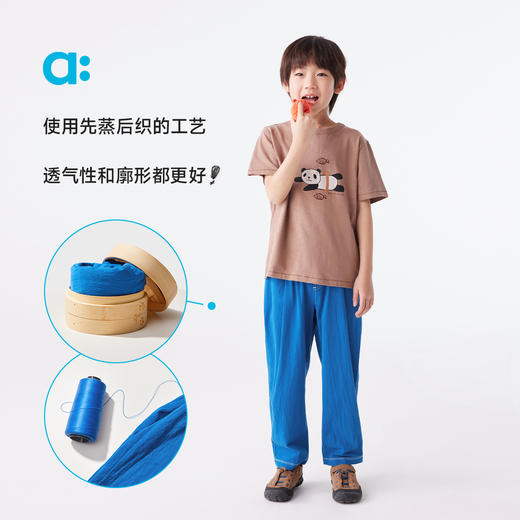 【粉丝专属】allblu幼岚【熟棉】儿童裤子男童女童25新款轻薄透气长裤防蚊裤 商品图1