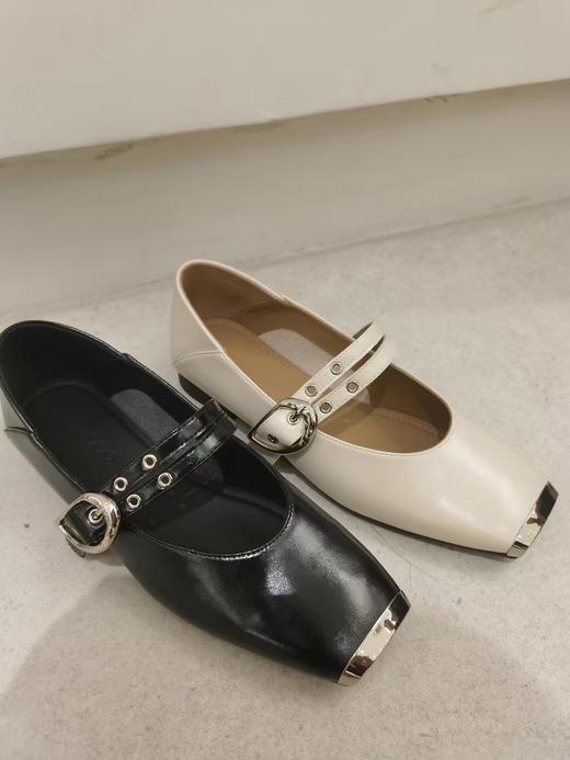 【门店同款】ENJOY春季时髦拼金属方头单鞋 160364022 商品图1