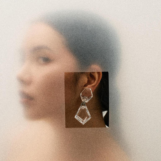 北京仓｜MONIES-FABA-亚克力 耳夹［丹麦设计师］ 商品图0