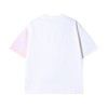 1526905春夏新款时尚个性韩版渐变撞色圆领短袖T恤小众设计感高级上衣 商品缩略图5