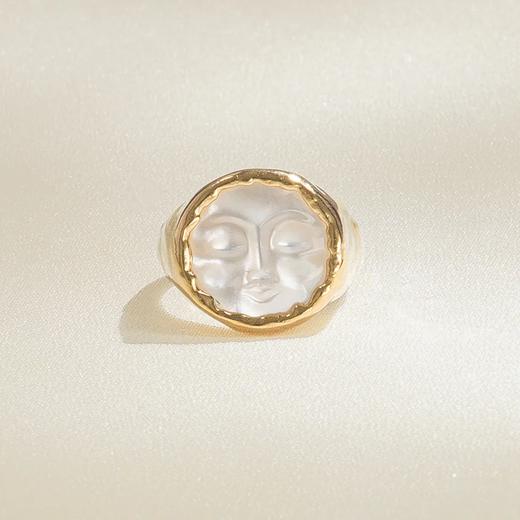 在途4周到｜Agapee-Hëna-24K镀金 贝母 戒指［法国设计师］ 商品图1