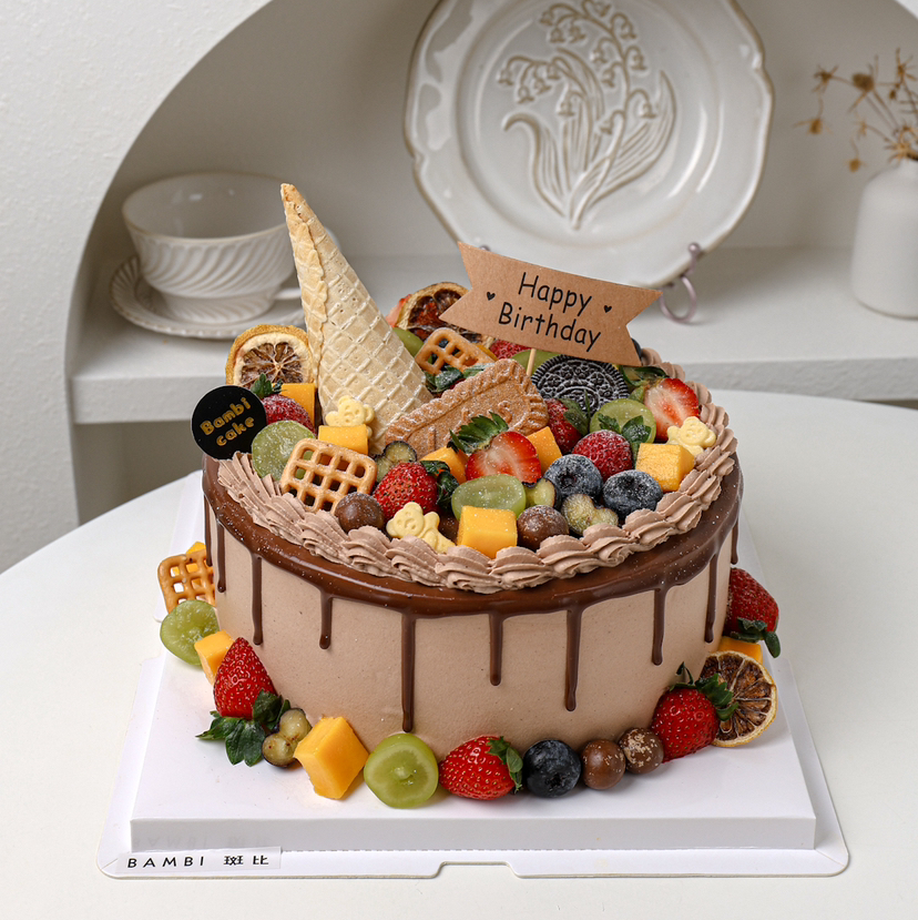 水果多多甜筒（图片展示为巧克力口味）