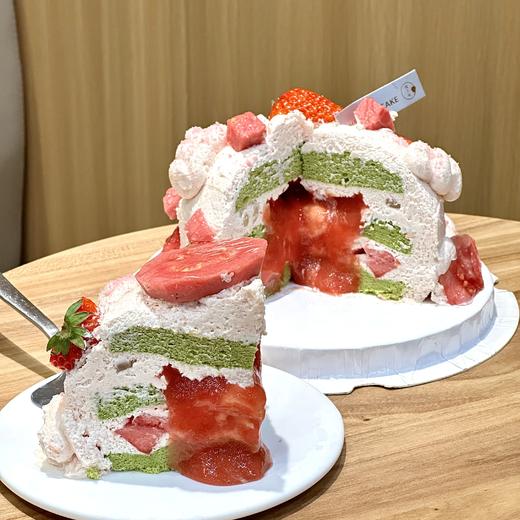 【胭脂芭蕾】-爆浆芭乐流心蛋糕 商品图1