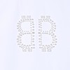 35030夏季新款时尚个性美式珠子字母纯色圆领短袖T恤百搭潮流简约上衣 商品缩略图3