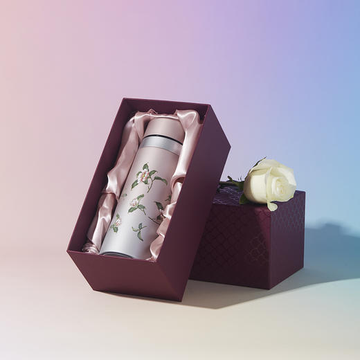 花神保温杯双层330ml 商品图2