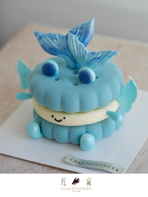 双鱼座慕斯(很小）（翻糖比较沉，收到尽快食用） 商品图2