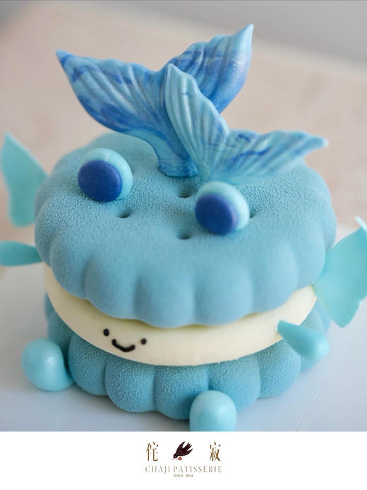 双鱼座慕斯(很小）（翻糖比较沉，收到尽快食用） 商品图3