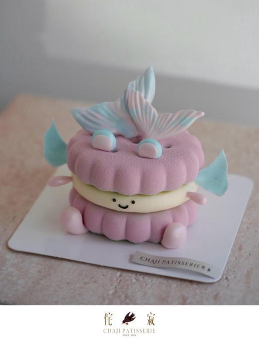 双鱼座慕斯(很小）（翻糖比较沉，收到尽快食用） 商品图5