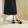 西村名物2025年春季新款舒适平底复古百搭低跟玛丽珍单鞋X25AM14611 商品缩略图2