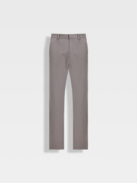 callisto水雾灰莫代尔桑蚕丝混纺休闲裤