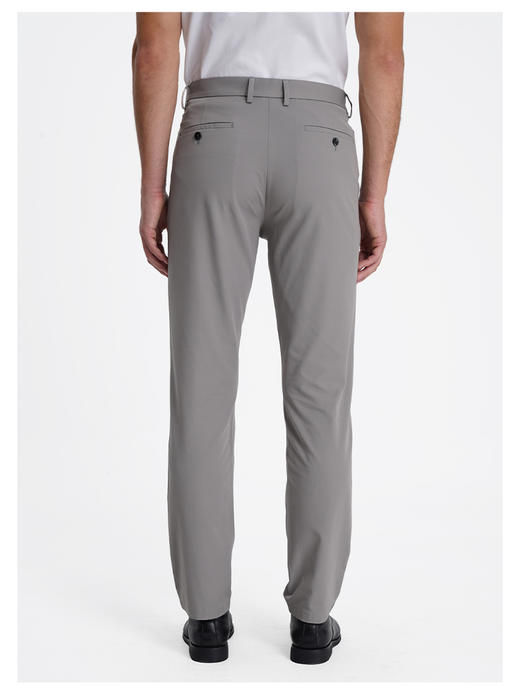 callisto水雾灰莫代尔桑蚕丝混纺休闲裤 商品图4