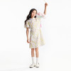 【淡雅国风裙】女童国风盘扣短袖连衣裙泡泡袖裙子清新优雅夏季新款安奈儿童装小程序专享EG523089 商品缩略图3
