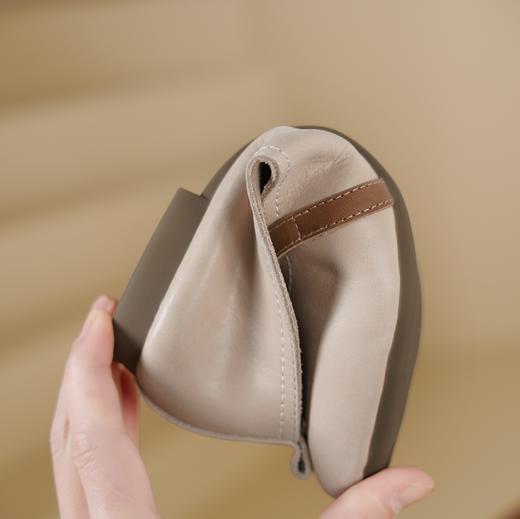 西村名物2025年春季新款舒适平底复古百搭平跟单鞋X25AE14621 商品图6