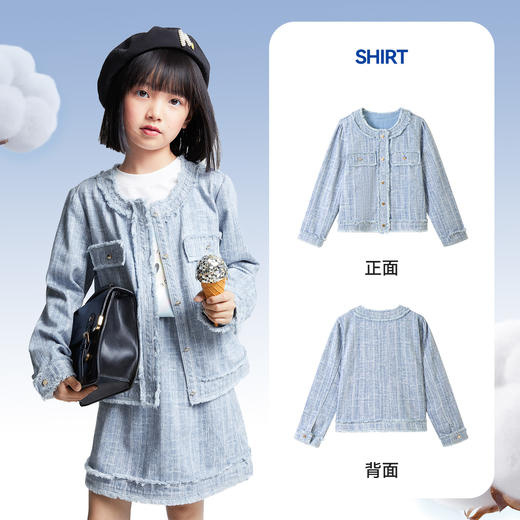 女童外套春季新款安奈儿童装EG515025 商品图1