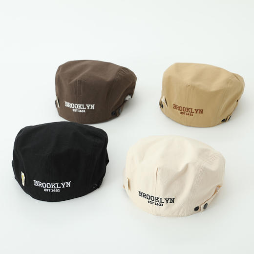 【前进帽设计，童趣洋气】宝宝韩版帽子 春秋季洋气前进帽 男童贝雷帽 可调节儿童鸭舌帽-QQ 商品图1