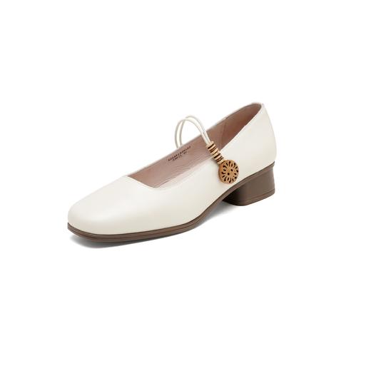 西村名物2025年春季新款舒适平底复古百搭低跟玛丽珍单鞋X25AE14251 商品图9