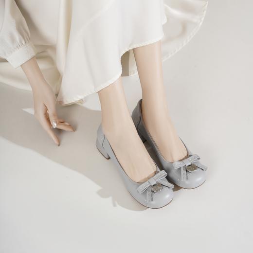 西村名物2025年春季新款舒适平底复古百搭低跟单鞋X25AE14481 商品图7