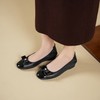 西村名物2025年春季新款舒适平底复古百搭低跟单鞋X25AE14221 商品缩略图2