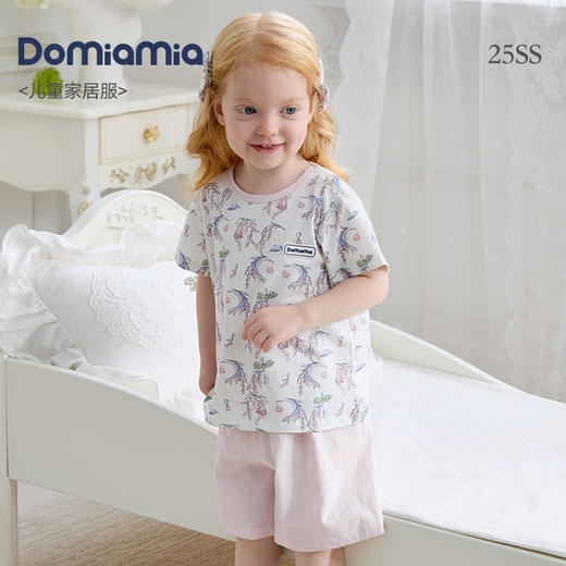 Domiamia宝宝家居服新生儿爬服婴儿衣服春夏款连体衣夏季短袖睡衣 商品图4