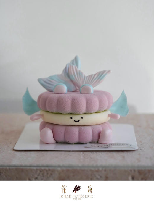 双鱼座慕斯(很小）（翻糖比较沉，收到尽快食用） 商品图4